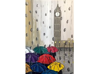 Image of Colourful London Umbrellas